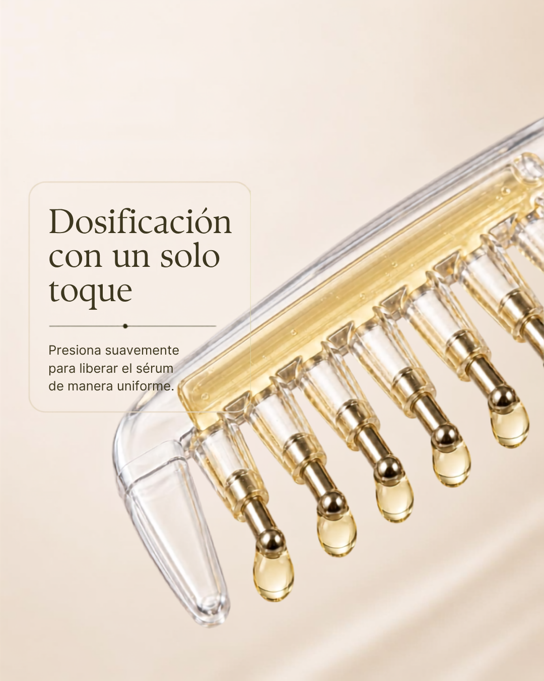 Mini Peine Dosificador de Aceite