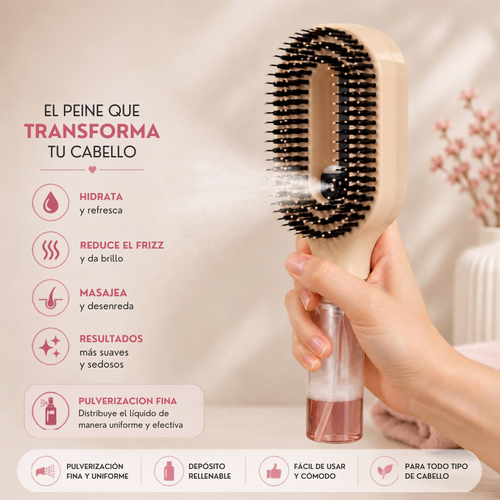 Cepillo Pulverizador Desenredante