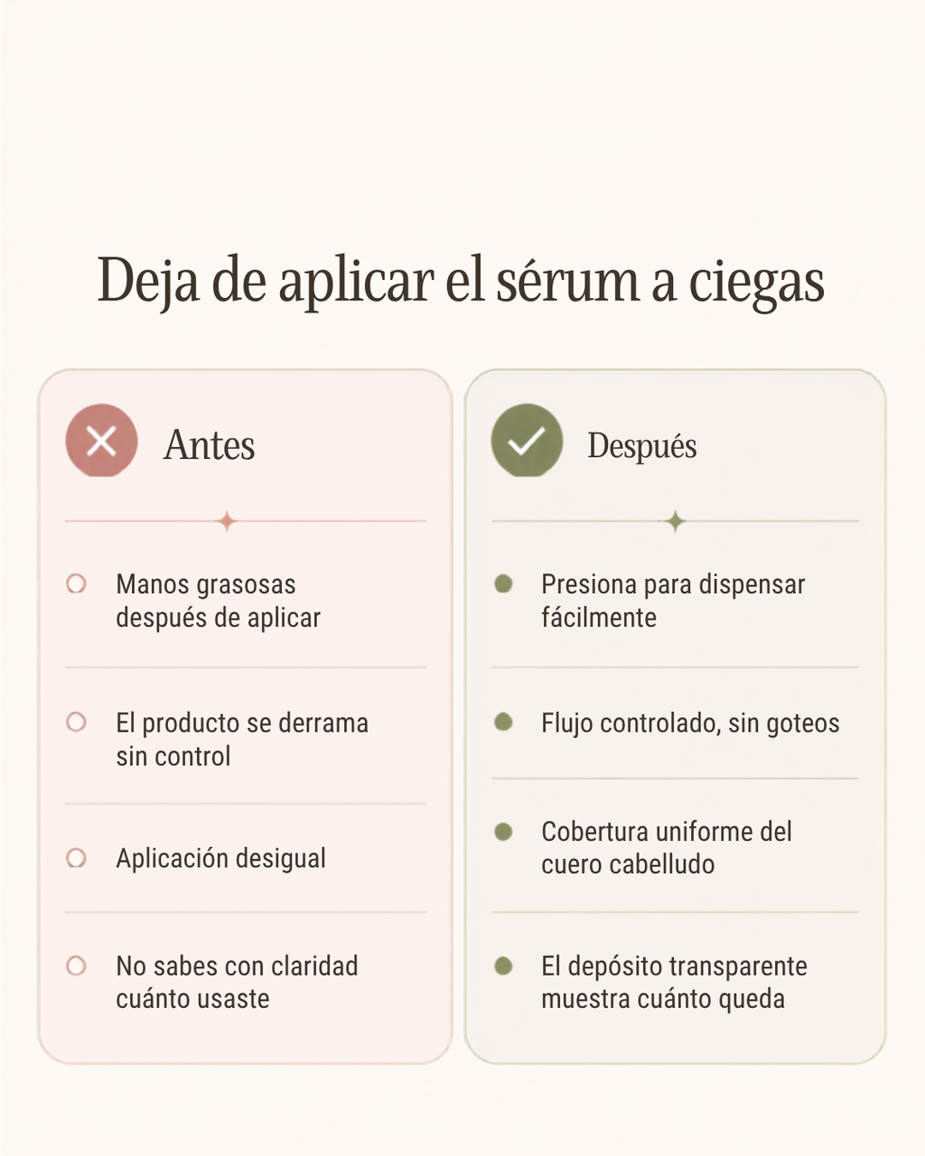 Mini Peine Dosificador de Aceite