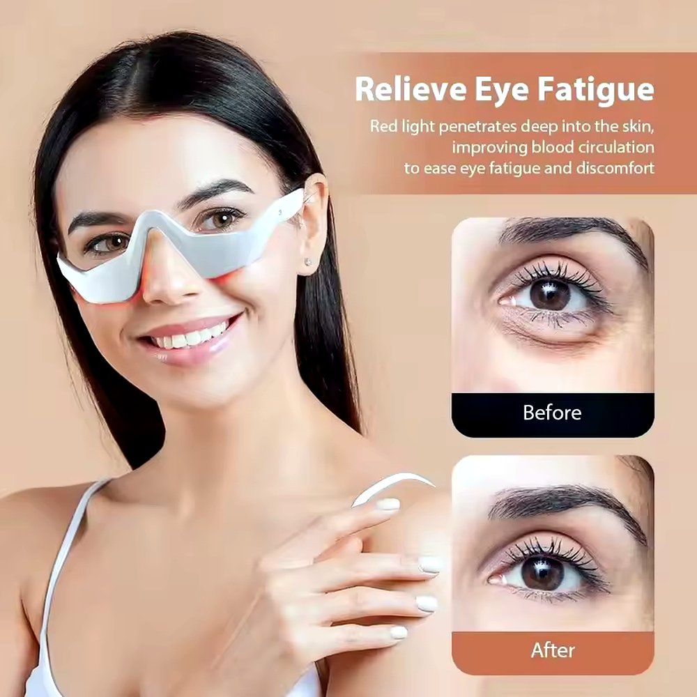 Mascarilla de Luz Roja para Ojeras